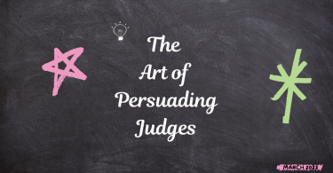 The Art of Persuading Judges